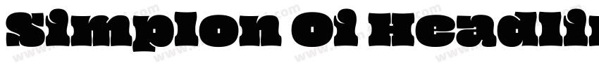 Simplon Oi Headline字体转换